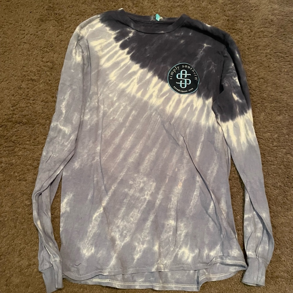Simply Southern Charcoal Long Sleeve Shirt
